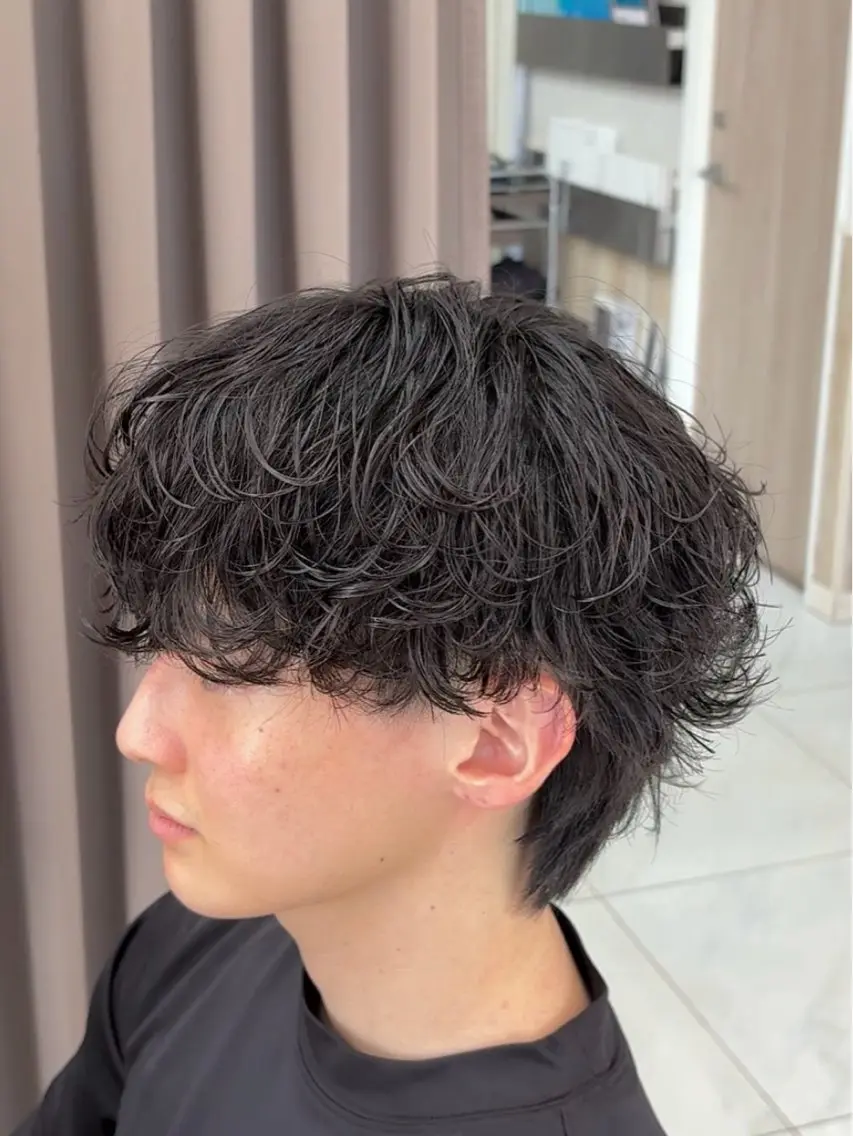 パーマ メンズ カット パーマ GRANDEUR ryuのヘアスタイル