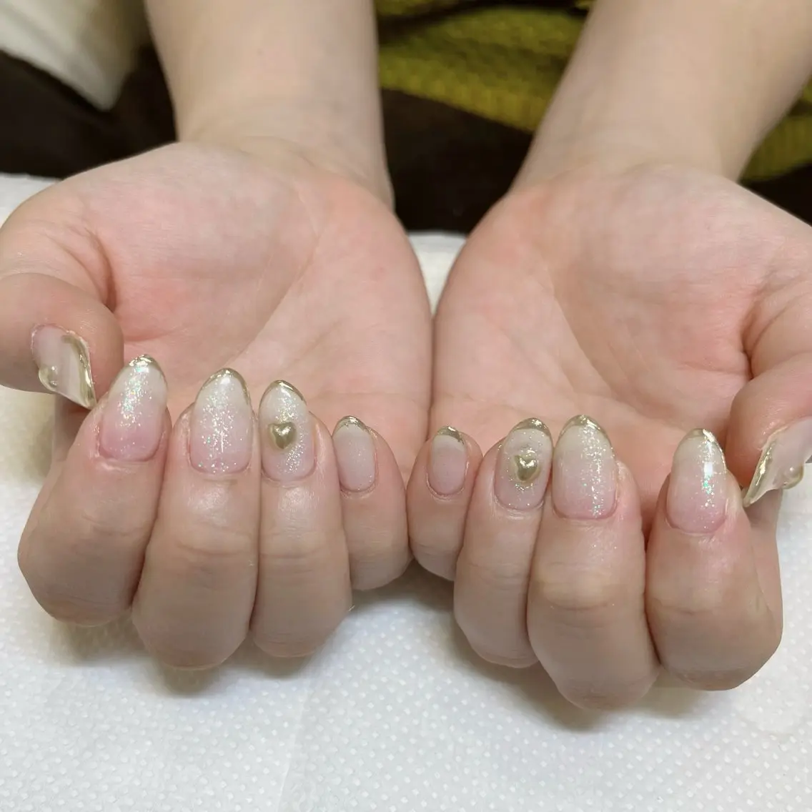 ネイル フレンチネイル ミラーネイル REMIA 🤍 NAKANEのネイルデザイン