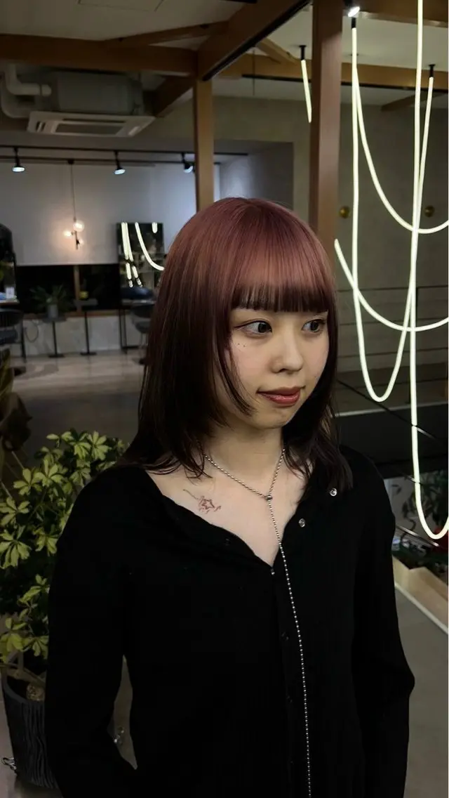 セミロング カラー ARAI YOSHITOのヘアスタイル