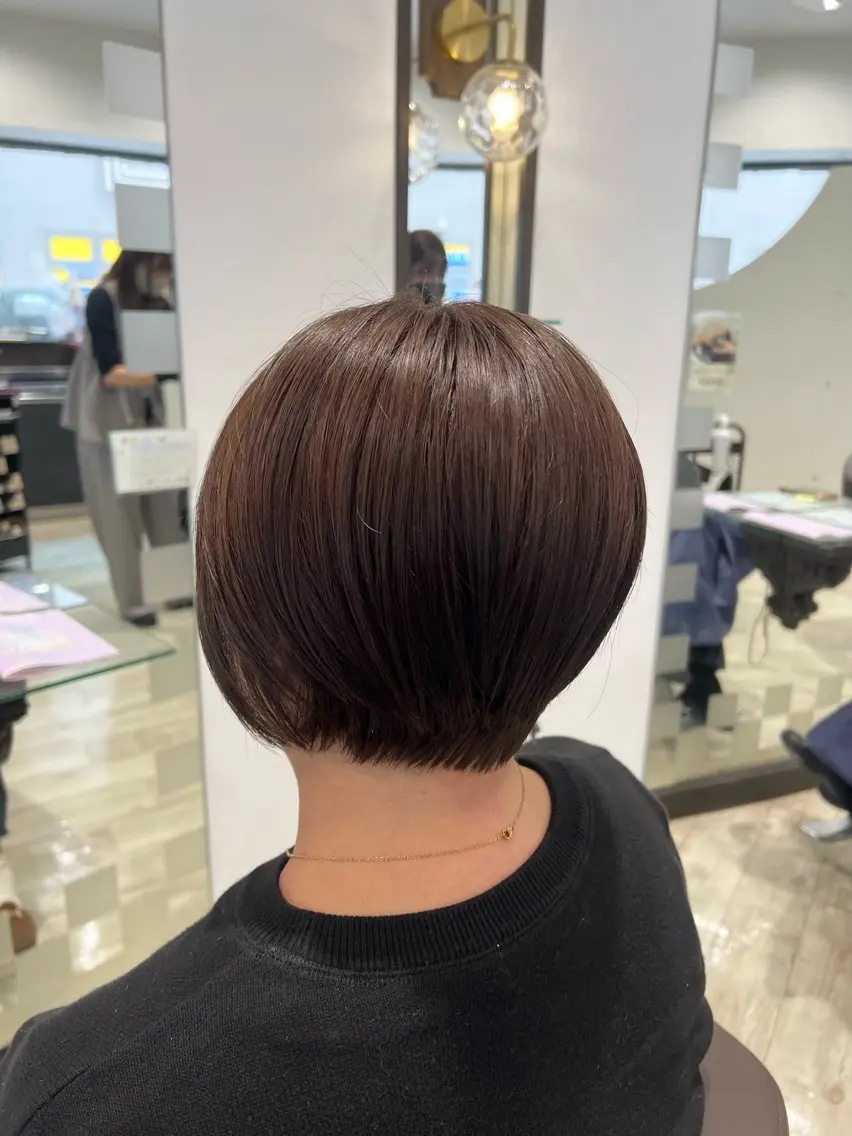 ショート カラー 透明感カラー kataoka ryotaのヘアスタイル