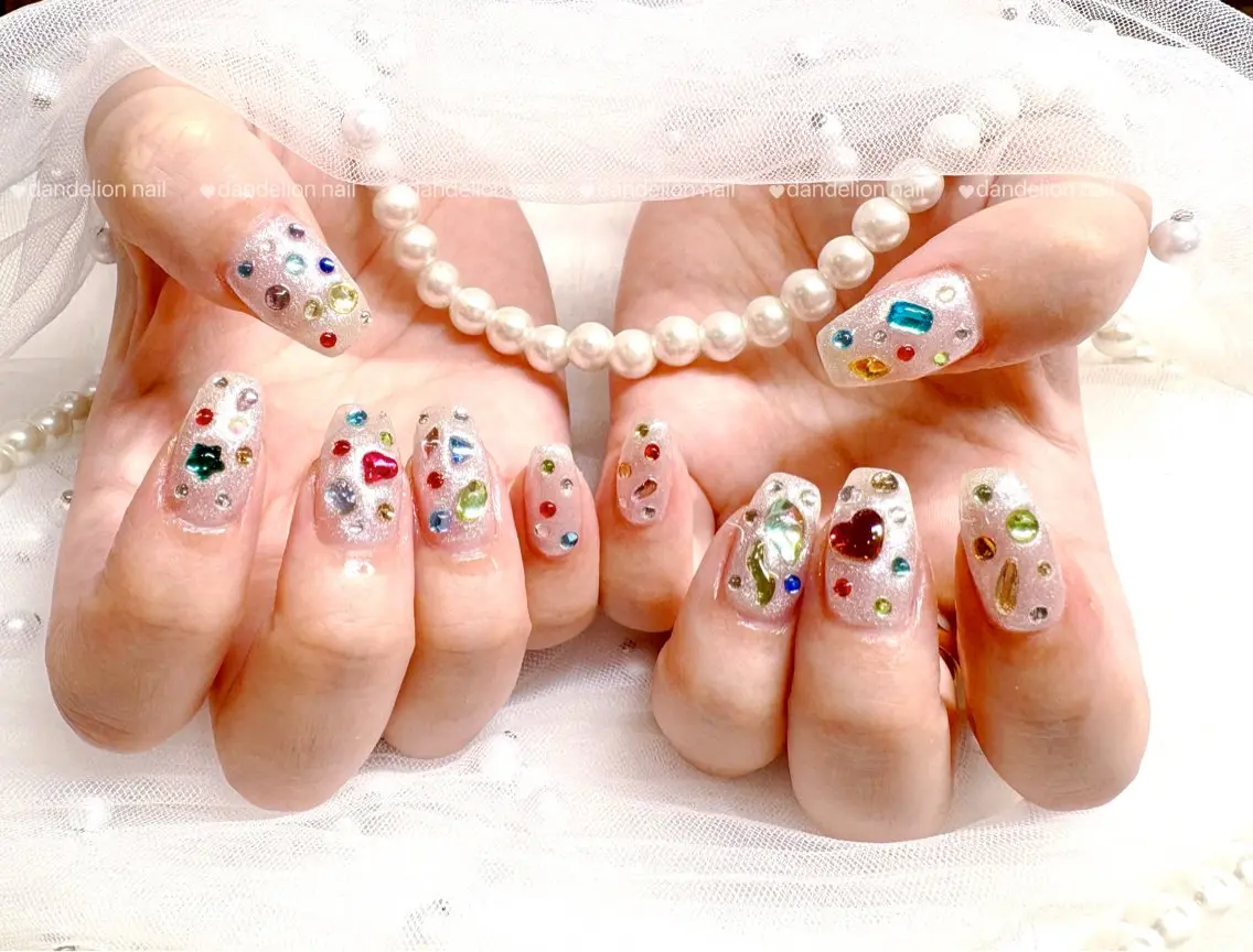 ネイル 持ち込み ハンドネイル dandelion nail北千住のネイルデザイン