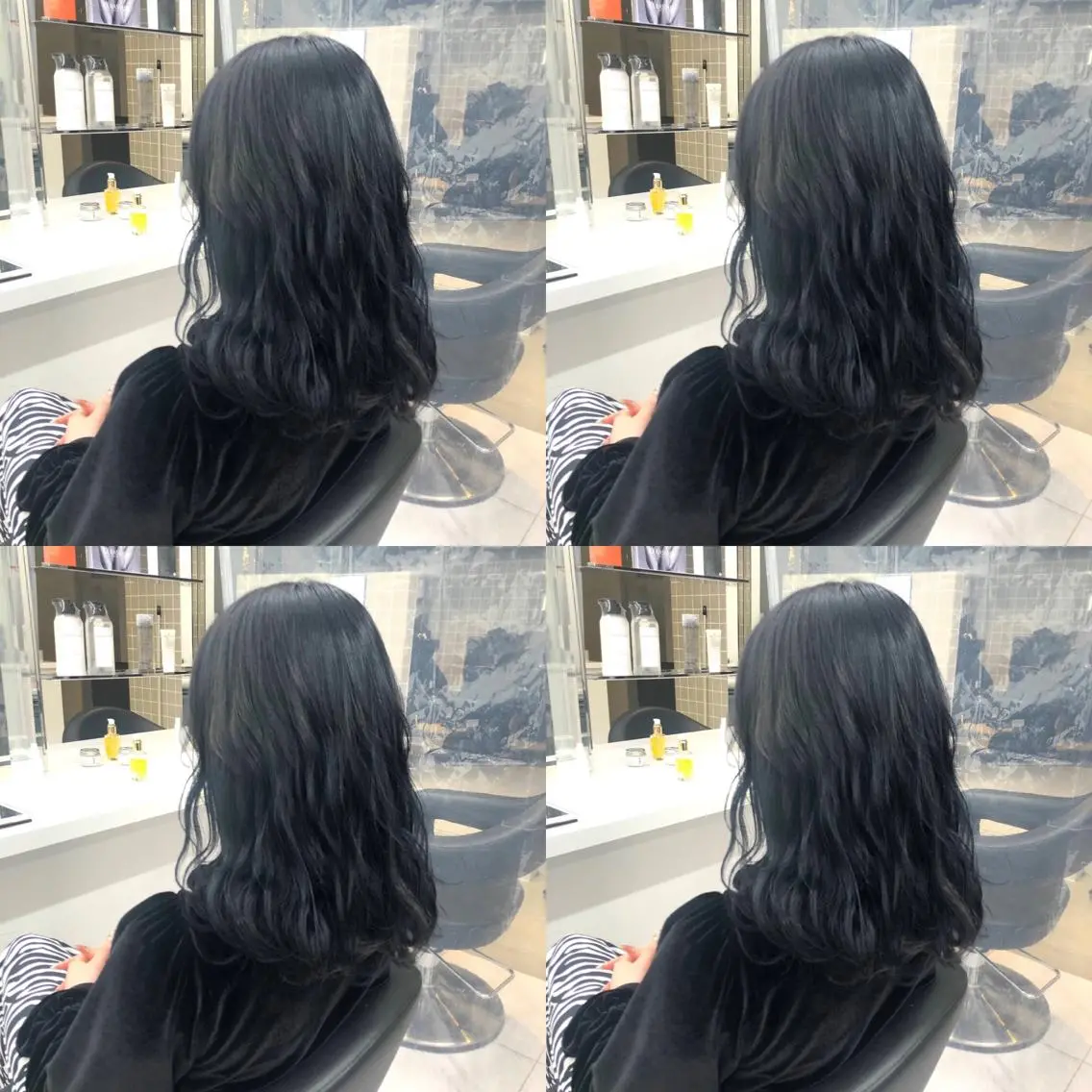 セミロング カラー パーマ ヘアアレンジ メンズ キッズ ネイル マツエク・マツパ 🦋縮毛/韓国レイヤ ー/透明感カラー🦋のヘアスタイル