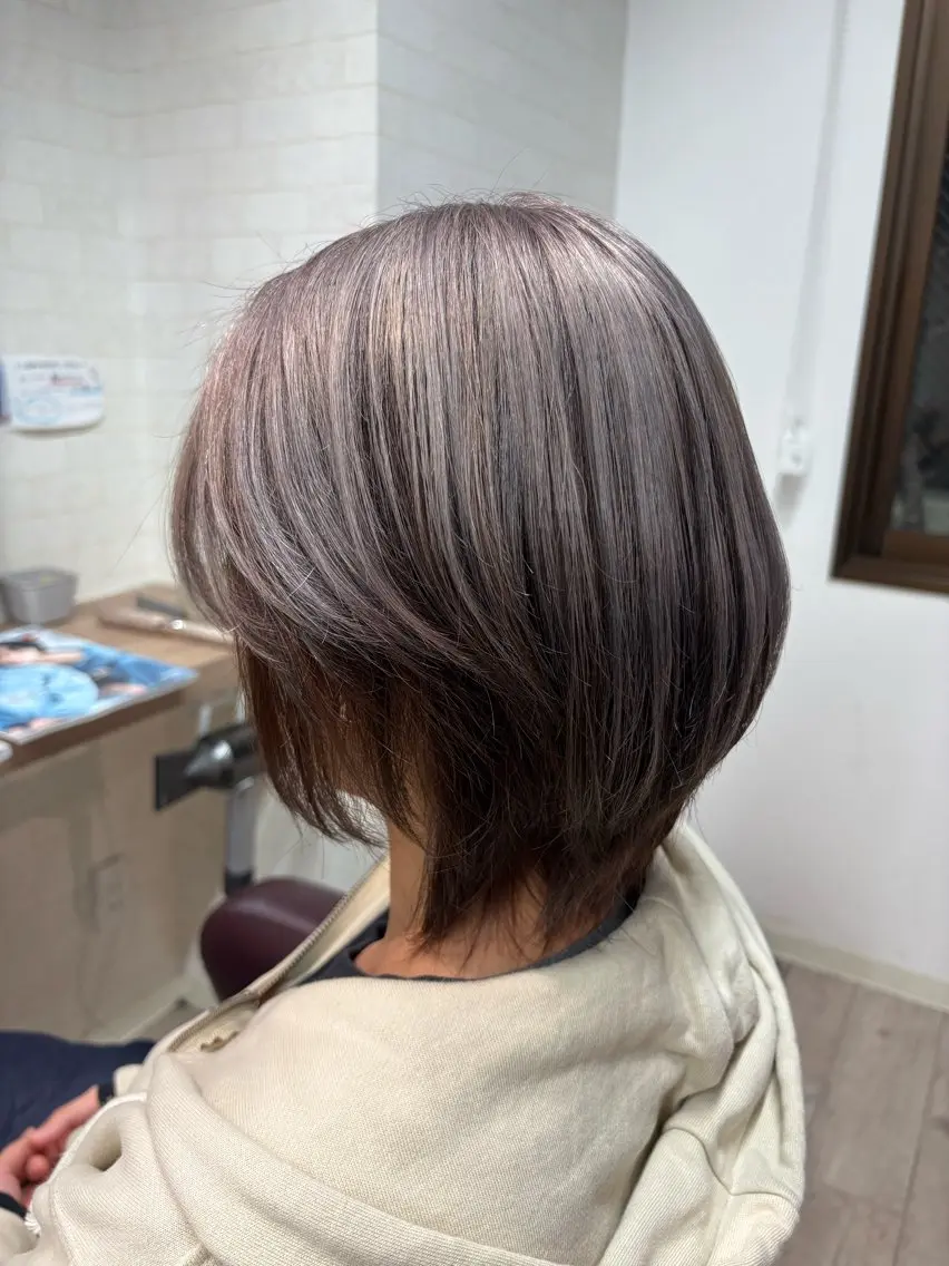 ショート カラー ヘアカラー Yuri ~コワファースト長崎のヘアスタイル