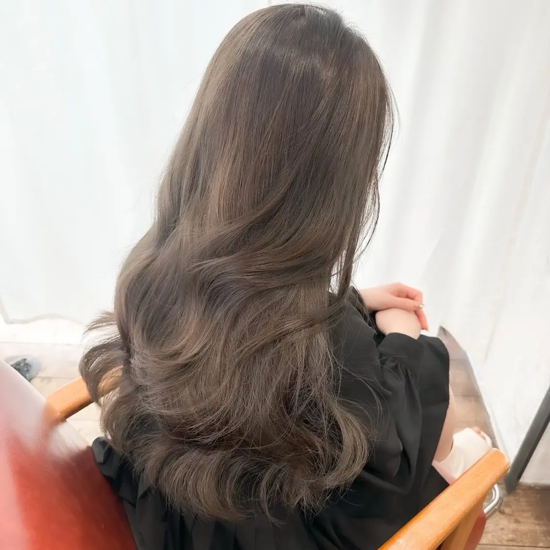 セミロング カラー ベージュカラー 透明感カラー カット ヘアカラー トリートメント 🌈艶髪縮毛矯正🌈 岡野美典のヘアスタイル