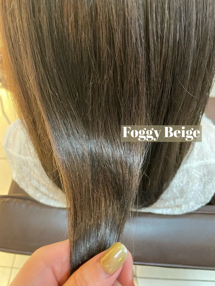 ミディアム ヘアカラー トリートメント 似合わせまつパ× 透け感カラー/ゆりのマツエク・マツパデザイン