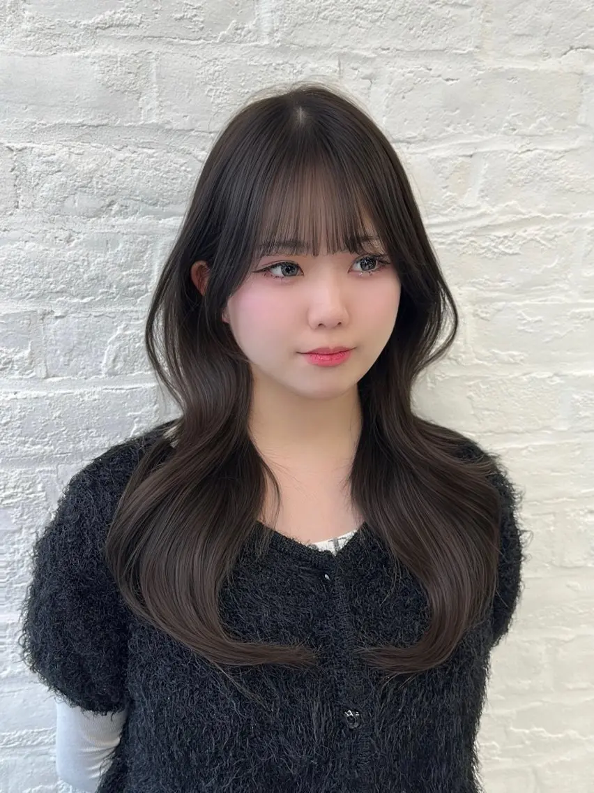 ロング なつき🎀韓国ヘア /透明感カラーのヘアスタイル