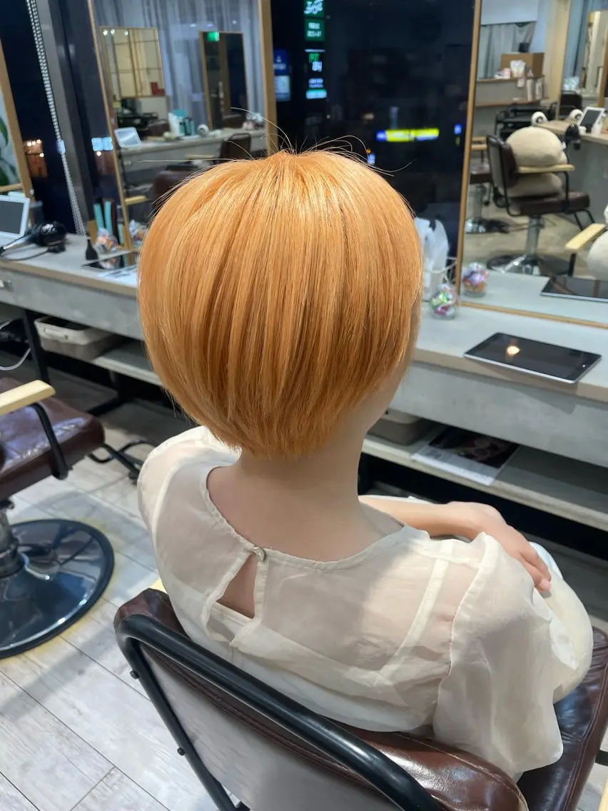 ショート カラー 後藤 舞衣のヘアスタイル