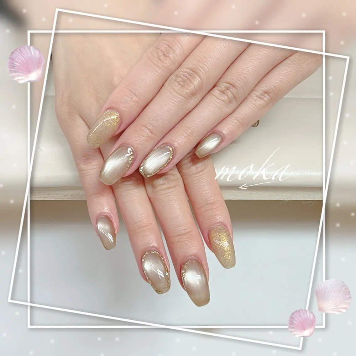 ネイル ハンドネイル ハンドケア 胡蝶蘭レディースサロ ンNailMOKAのネイルデザイン