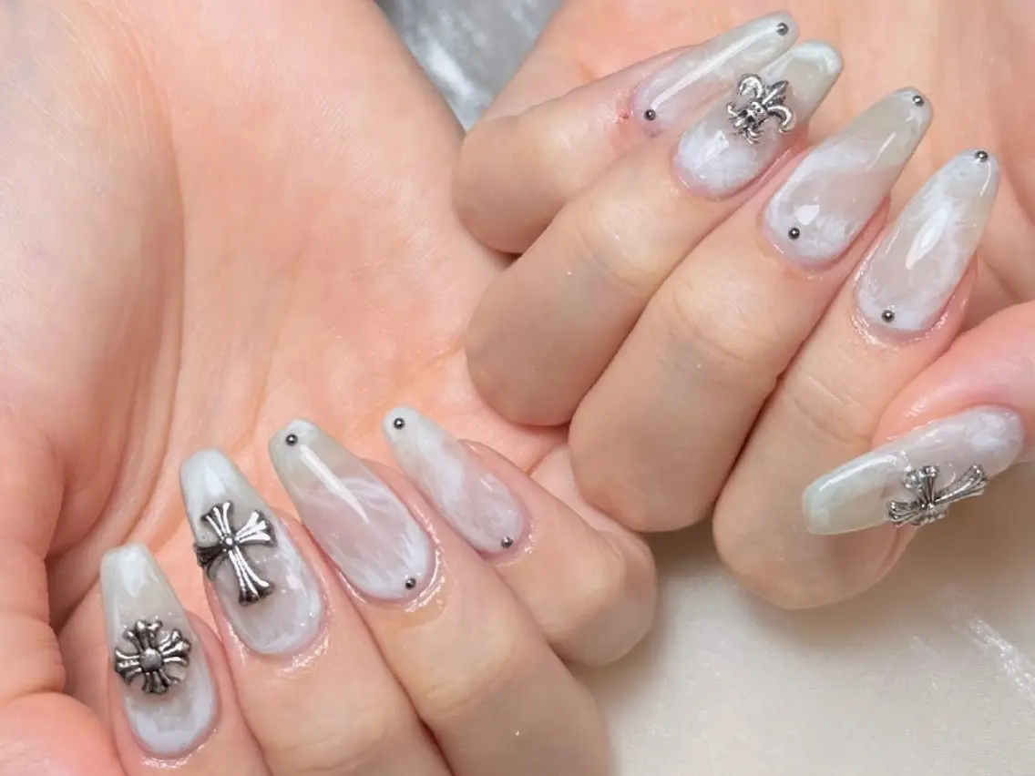 ネイル ハンドネイル 💜MIYA nail鶴見店のネイルデザイン