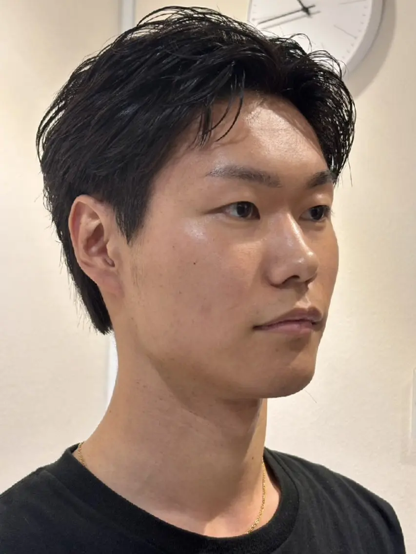 ショート カット パーマ メンズ特化 孝介のヘアスタイル