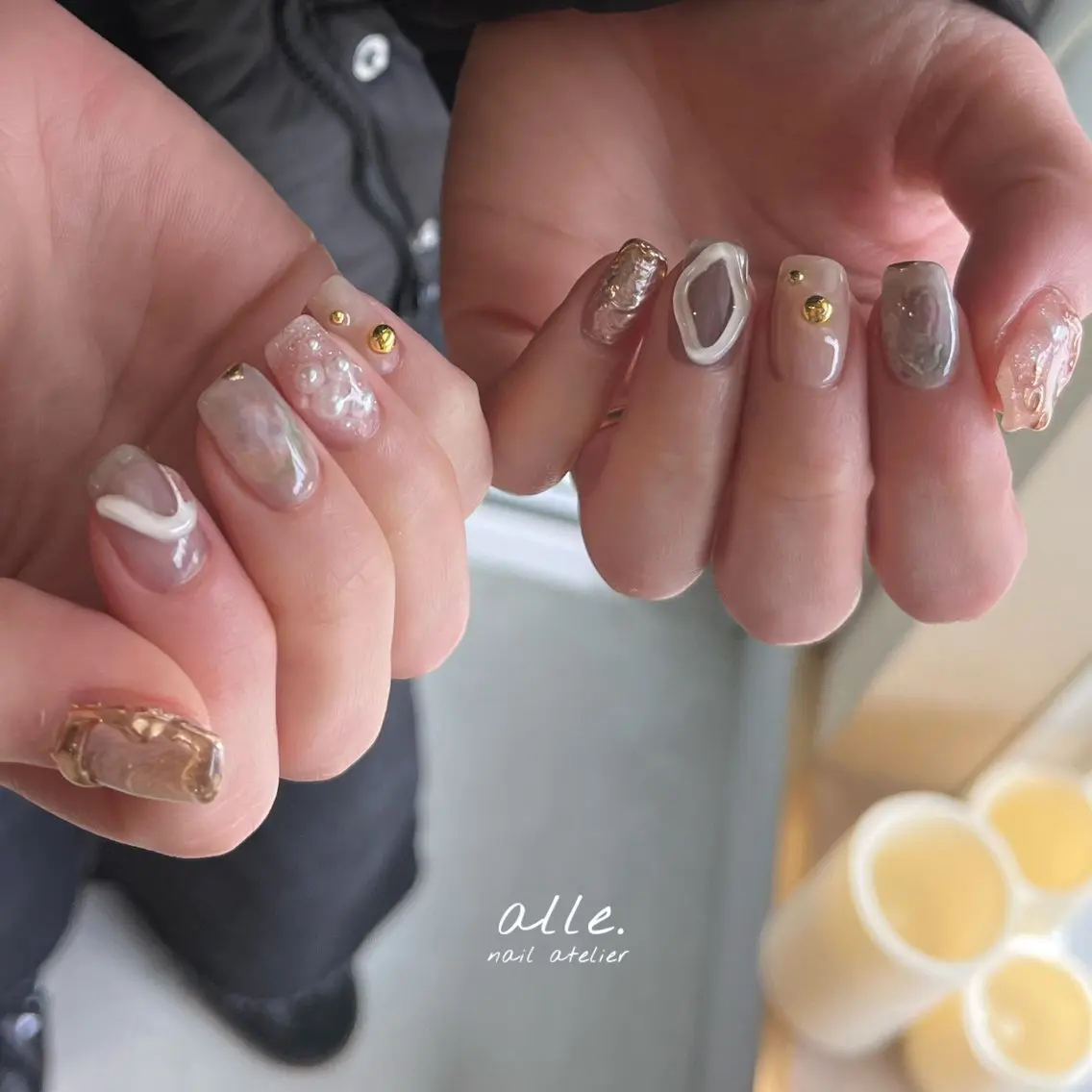 ネイル ハンドネイル atelier alle.のネイルデザイン