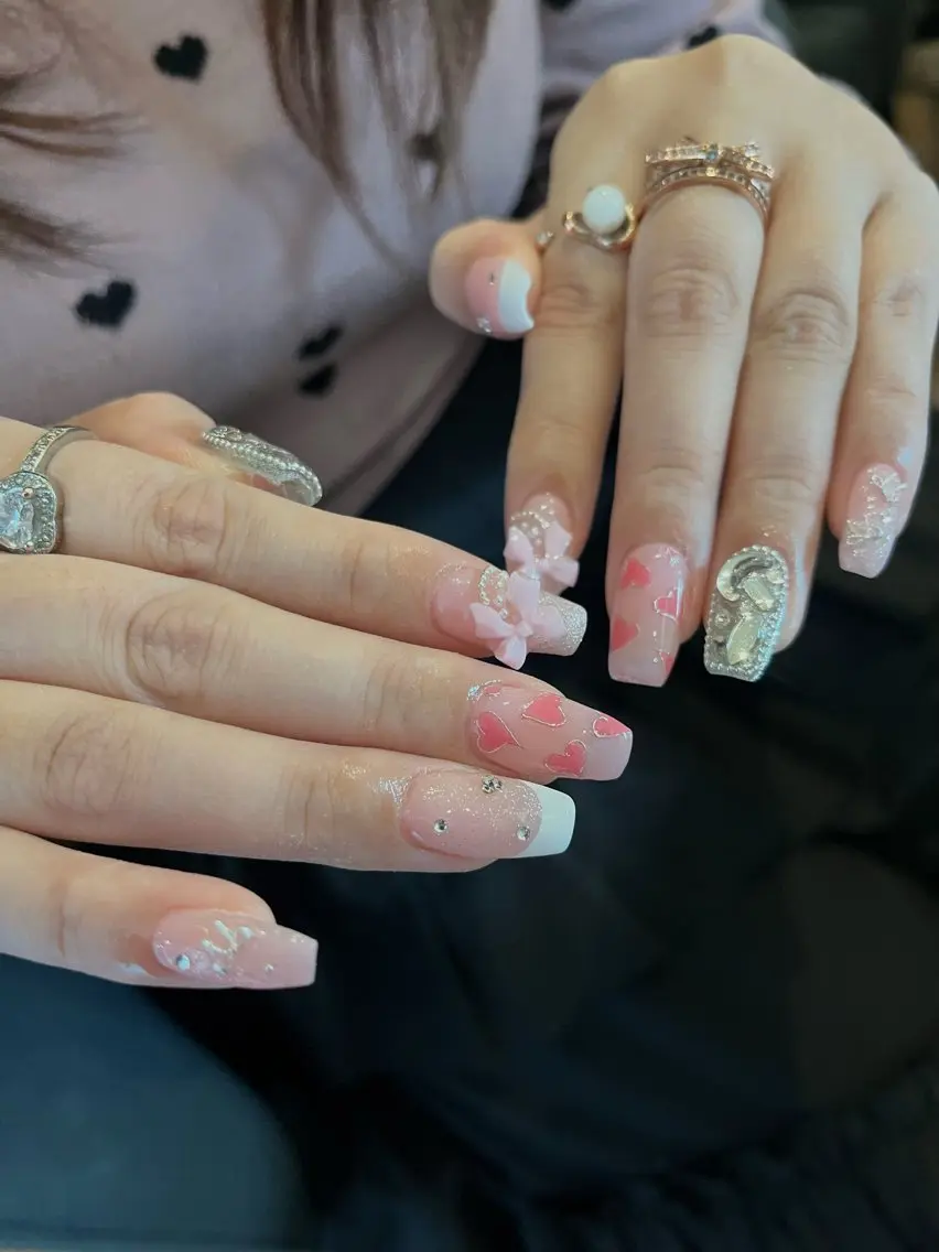 ネイル ガーリー ハンドネイル ballie／小野原 なつみのネイルデザイン