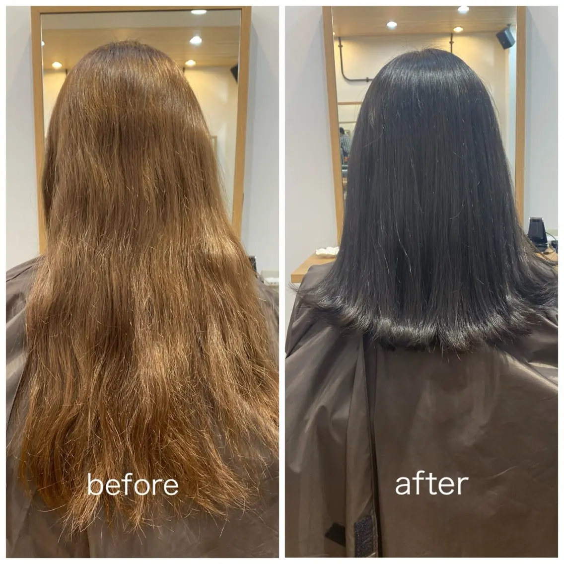 セミロング 熊崎 未来のヘアスタイル