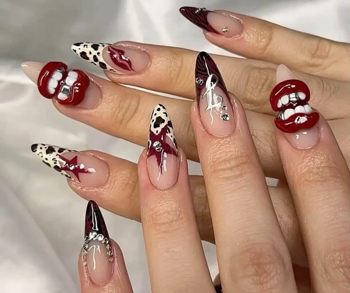 ネイル 氷ネイル・うるうるネイル マットネイル ニュアンスネイル リボン 夏ネイル ハンドネイル rina nailのネイルデザイン