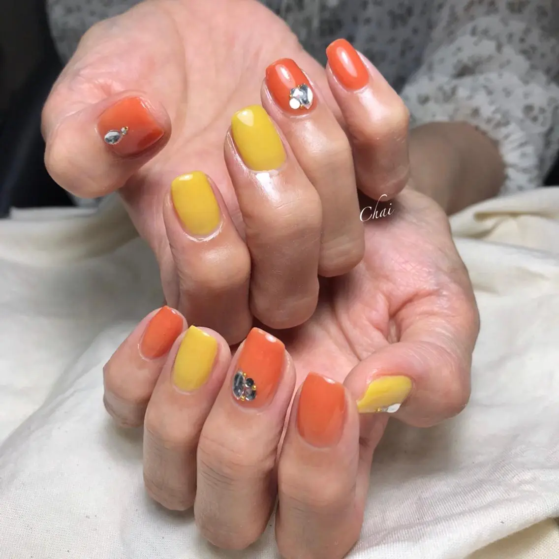 ネイル ハンドネイル 💅chainail _ai📍鶴橋のネイルデザイン