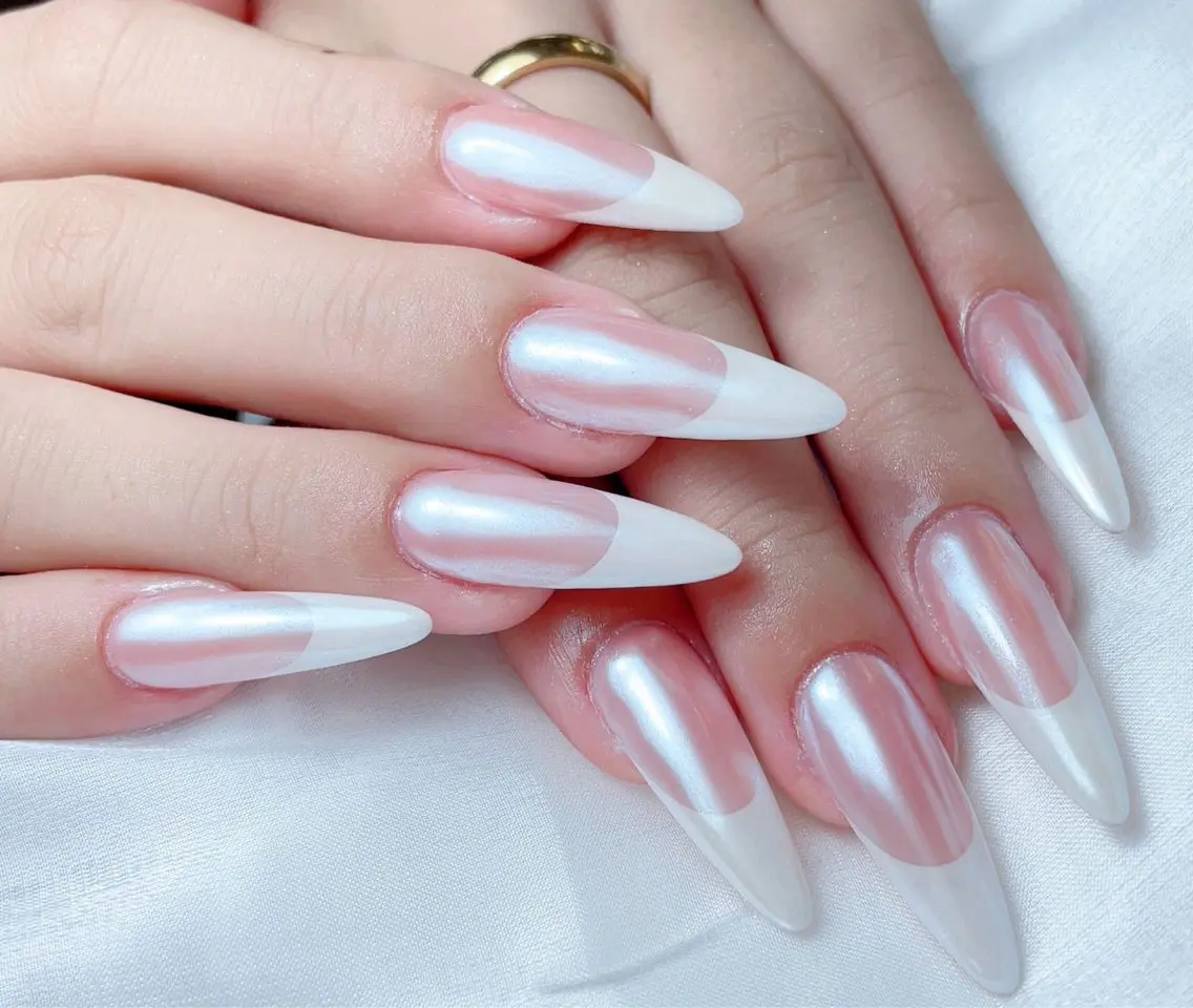 ネイル ハンドネイル M🌷nail 長さだし専門店のネイルデザイン