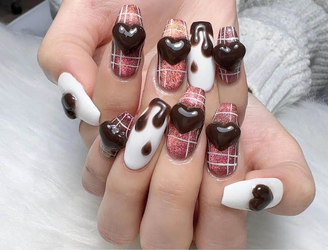 ネイル バレンタイン CC Nail Salonのネイルデザイン