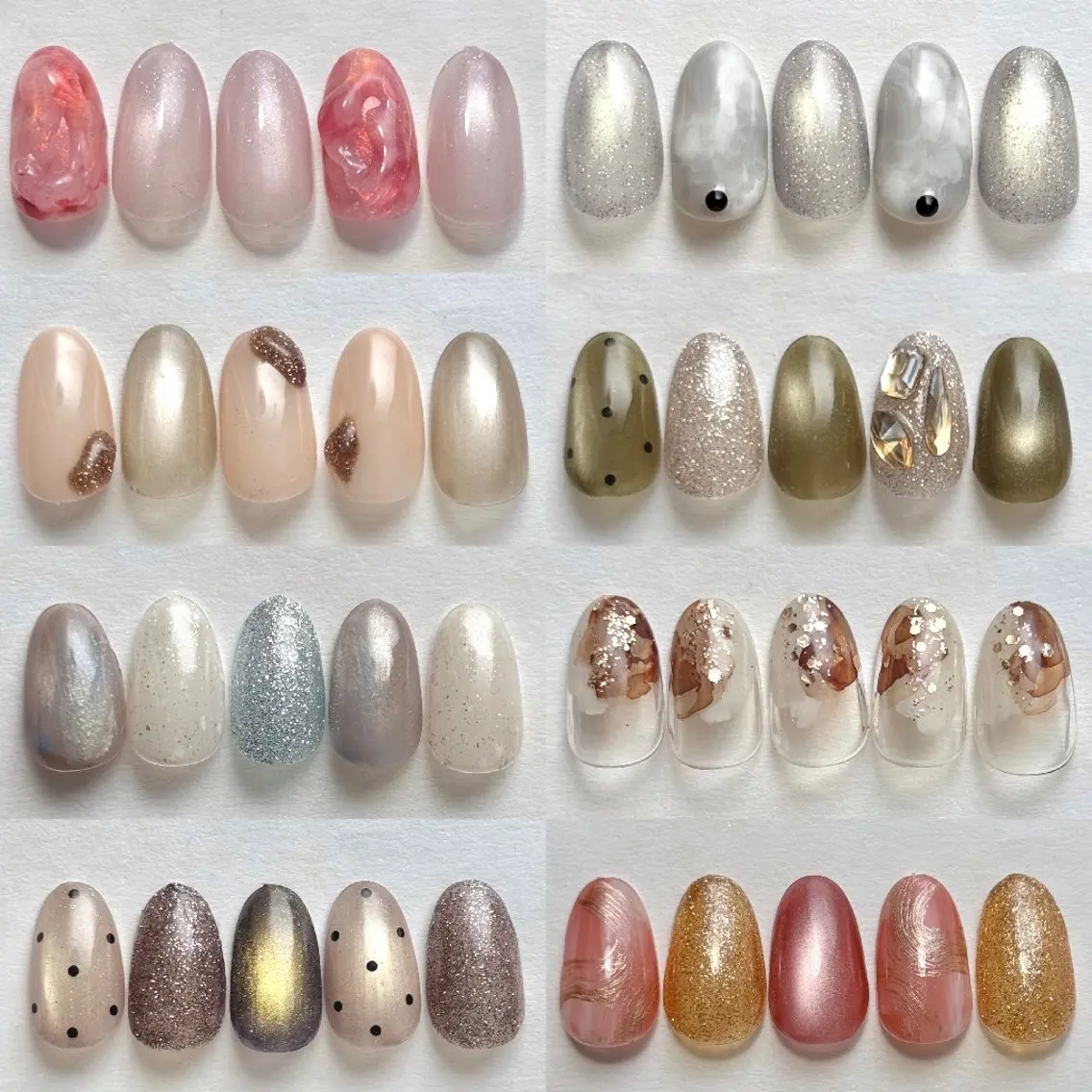 ネイル ジェルネイル マグネットネイル マグネットワンカラー ニュアンスネイル ワンカラーネイル ハンドネイル muum_nail 新宿2分 三丁目1分のネイルデザイン