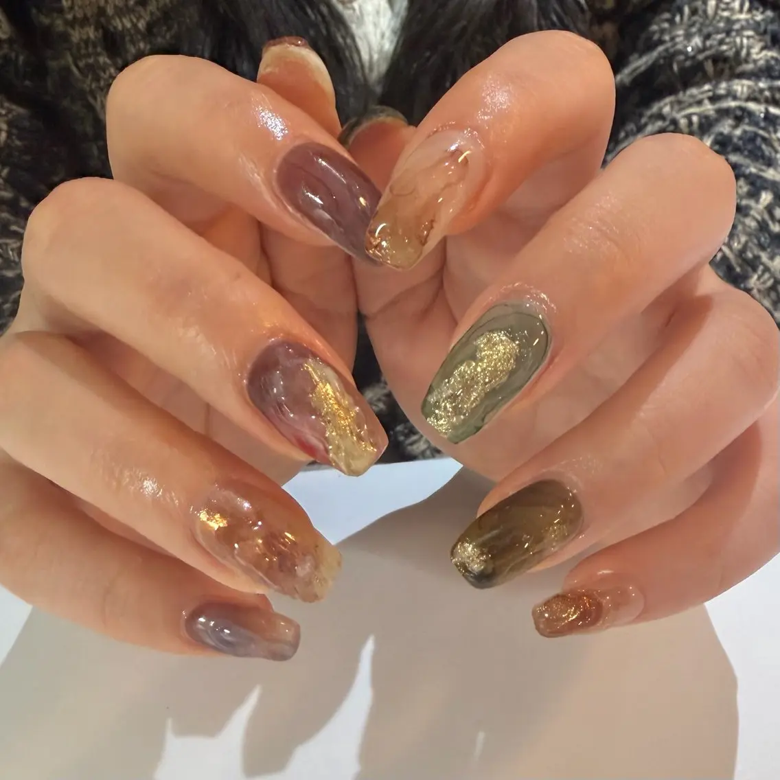 ネイル アートネイル ジェルネイル 持ち込み ニュアンスネイル 春ネイル ハンドネイル Nail mood デザイン持ち込みokのネイルデザイン