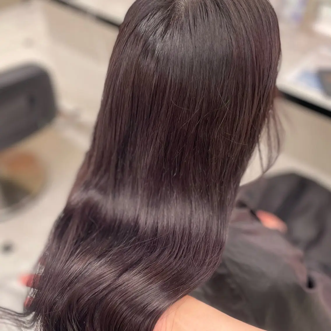 セミロング カット ヘアカラー トリートメント ヘアセット うる艶トレンドヘア 🕊️上野BABYのヘアスタイル