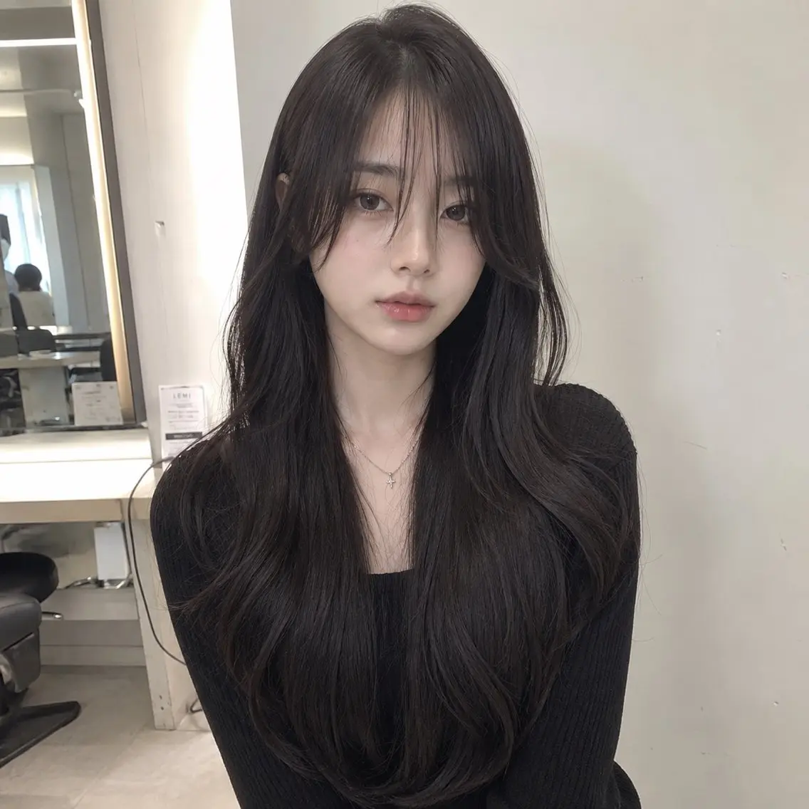 カラー ヘアカラー トリートメント 🎀韓国風暗髪 nana🎀のヘアスタイル