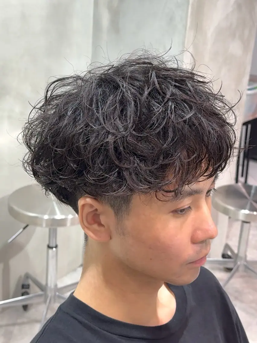 パーマ メンズ メンズパーマ カット パーマ トリートメント fifth 一寸木 桂斗のヘアスタイル