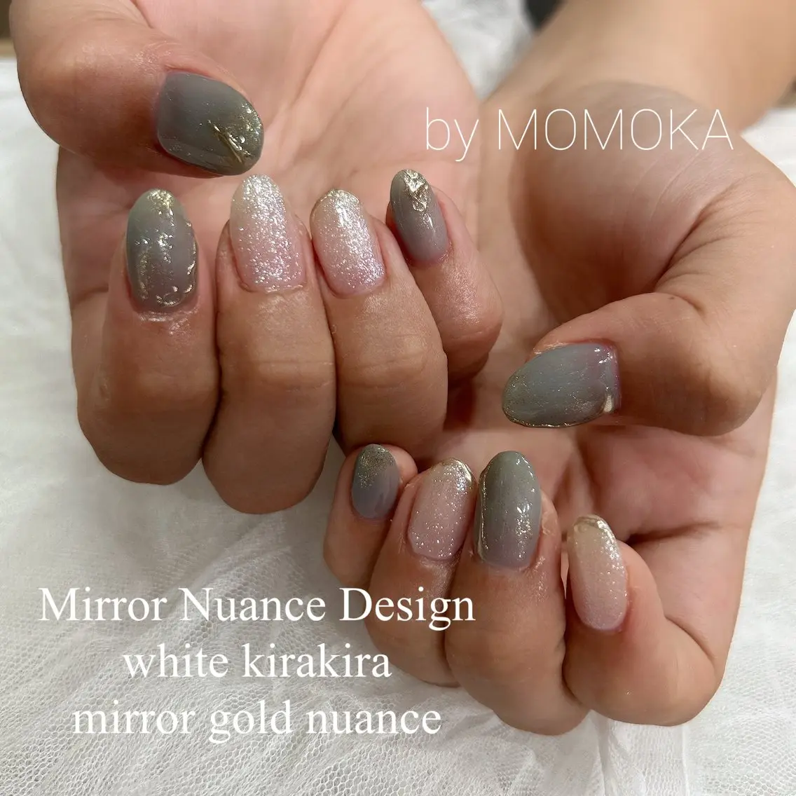 ネイル ニュアンスネイル Momo nailsalonのネイルデザイン