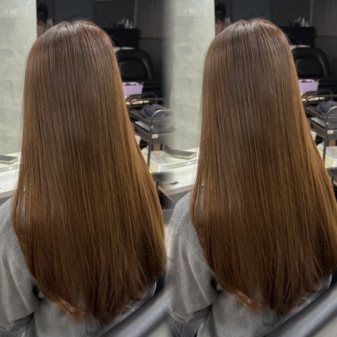 ロング カラー ベージュカラー ブリーチ 透明感カラー ブリーチなしカラー 髪質改善 ヘアカラー 新宿/髪質改善 /透け感/Sotaのヘアスタイル