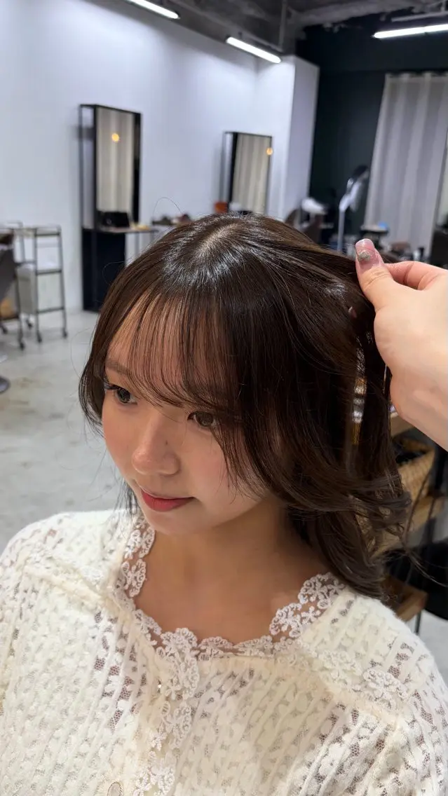 ロング カラー ブラウンカラー ヘアカラー ここね/透明感 カラー/ナチュラルのヘアスタイル