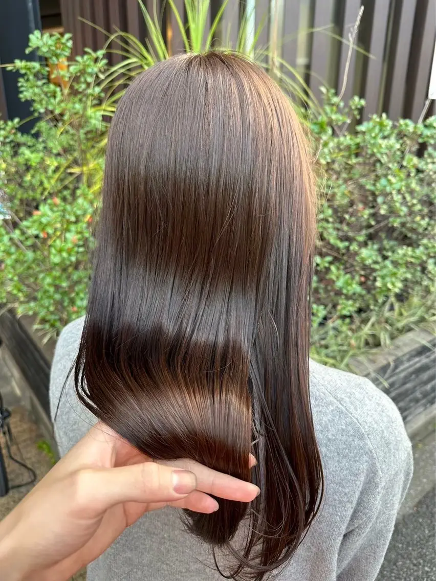 ロング カラー 針池 和楽のヘアスタイル