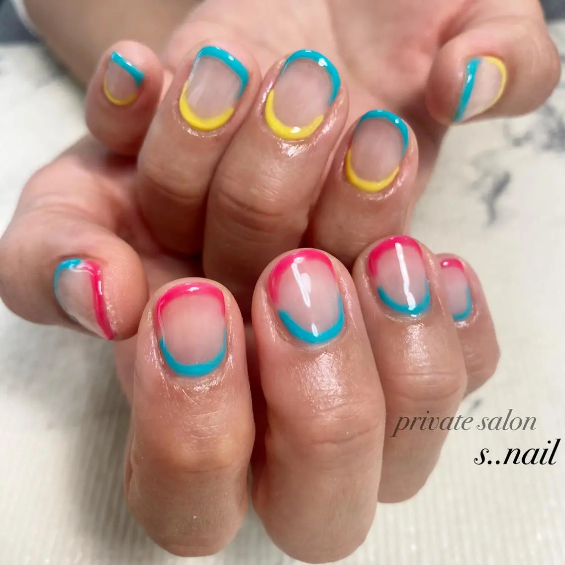ネイル 持ち込み ハンドネイル フットネイル s..nail / MORITAのネイルデザイン