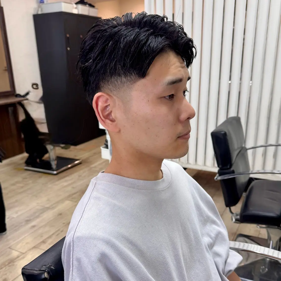ショート メンズ アップバング メンズ就活ヘア メンズパーマ メンズショート スパイキーショート 【池袋/スパイキー ショート】ⓝⓘⓜⓤのヘアスタイル
