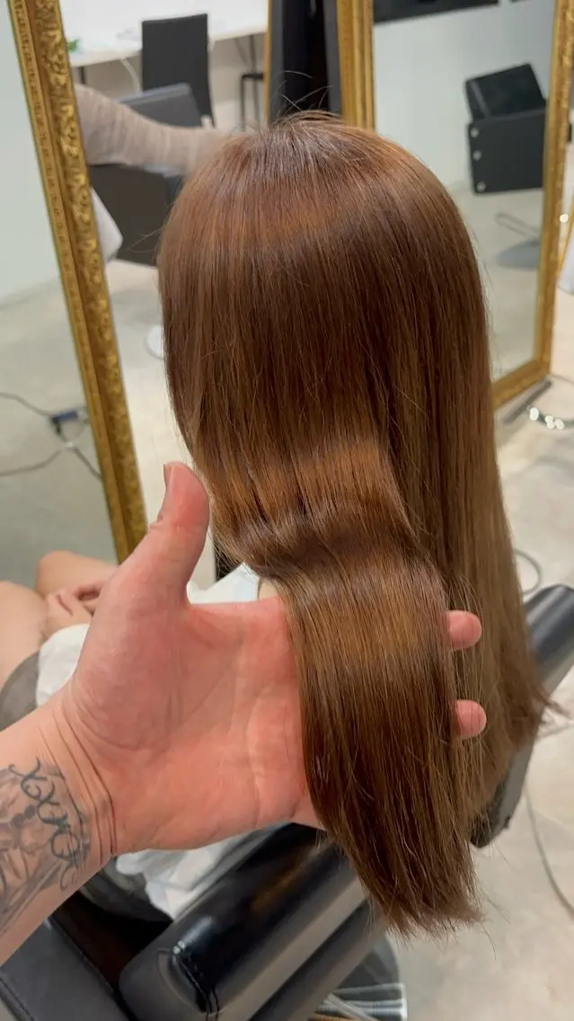 セミロング カラー パーマ ヘアアレンジ メンズ ヘアカラー トリートメント ❤️可愛いハイトーン を造る❤️AKIRAのヘアスタイル