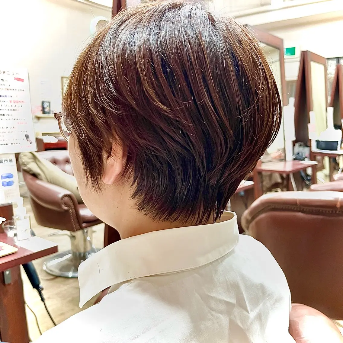 ショート カラー ミセス ショートヘア 白髪ぼかし/ショート 福原ないとのヘアスタイル