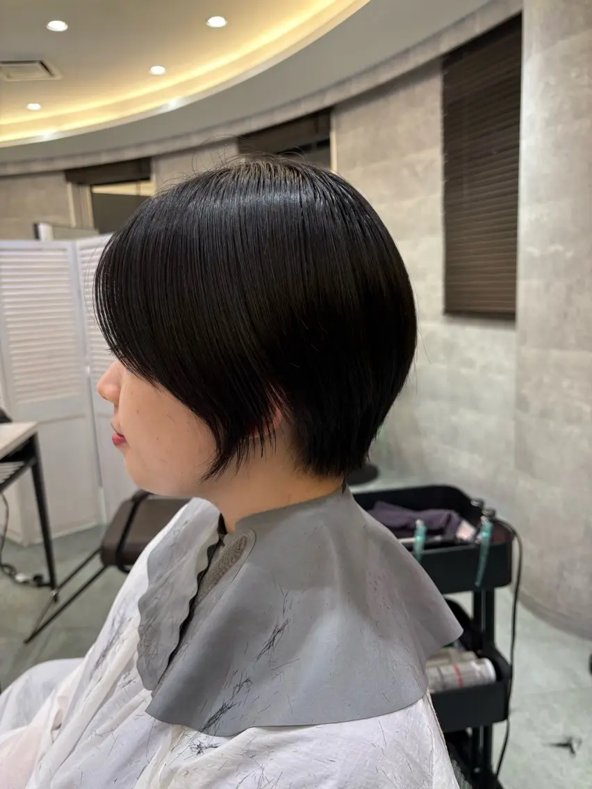 ショート 丸みショート ショートヘア ケアブリーチ🌟 ♢WATARU♢のヘアスタイル
