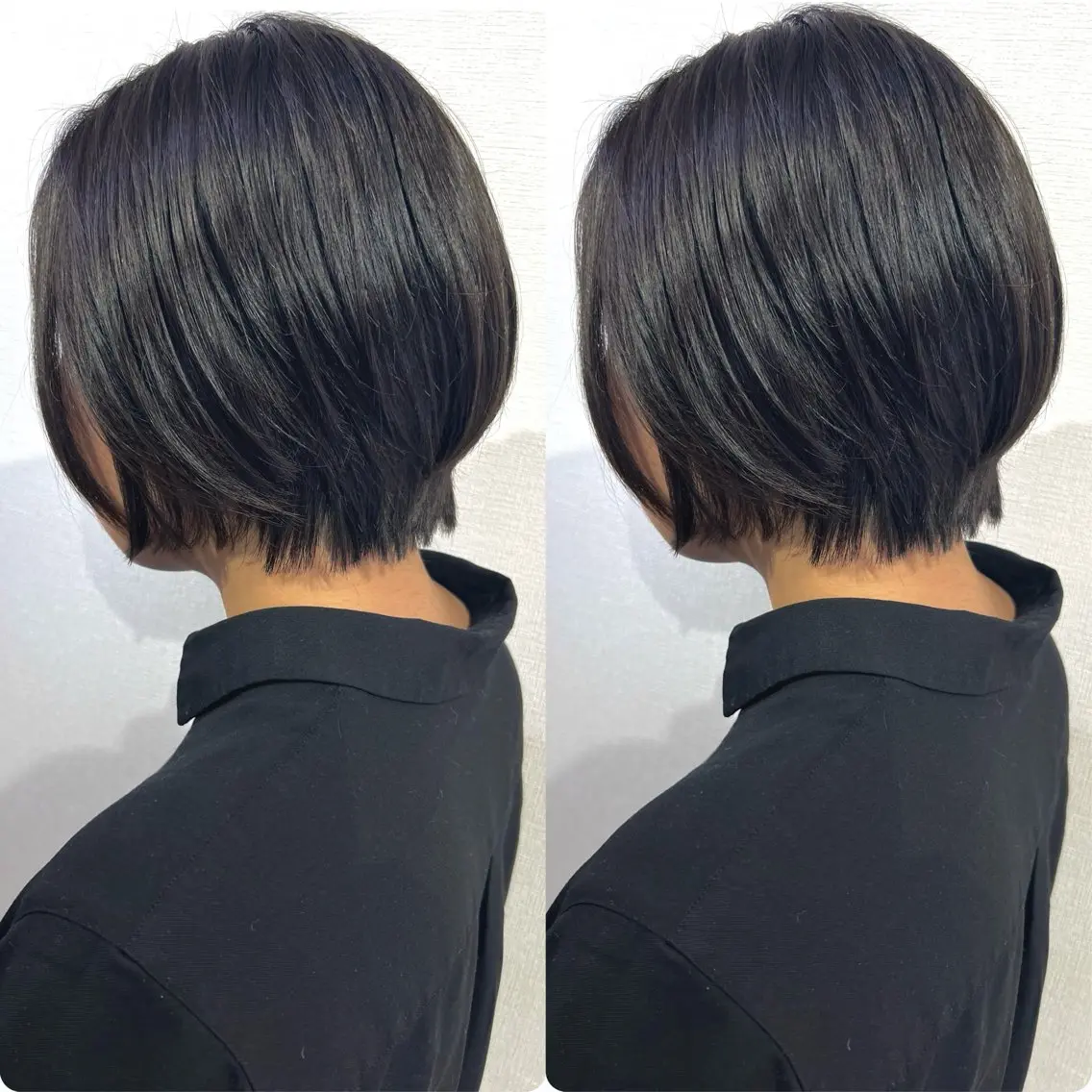 ショート 切っぱなし💇‍♀️ イヤリング🎨龍之介のヘアスタイル