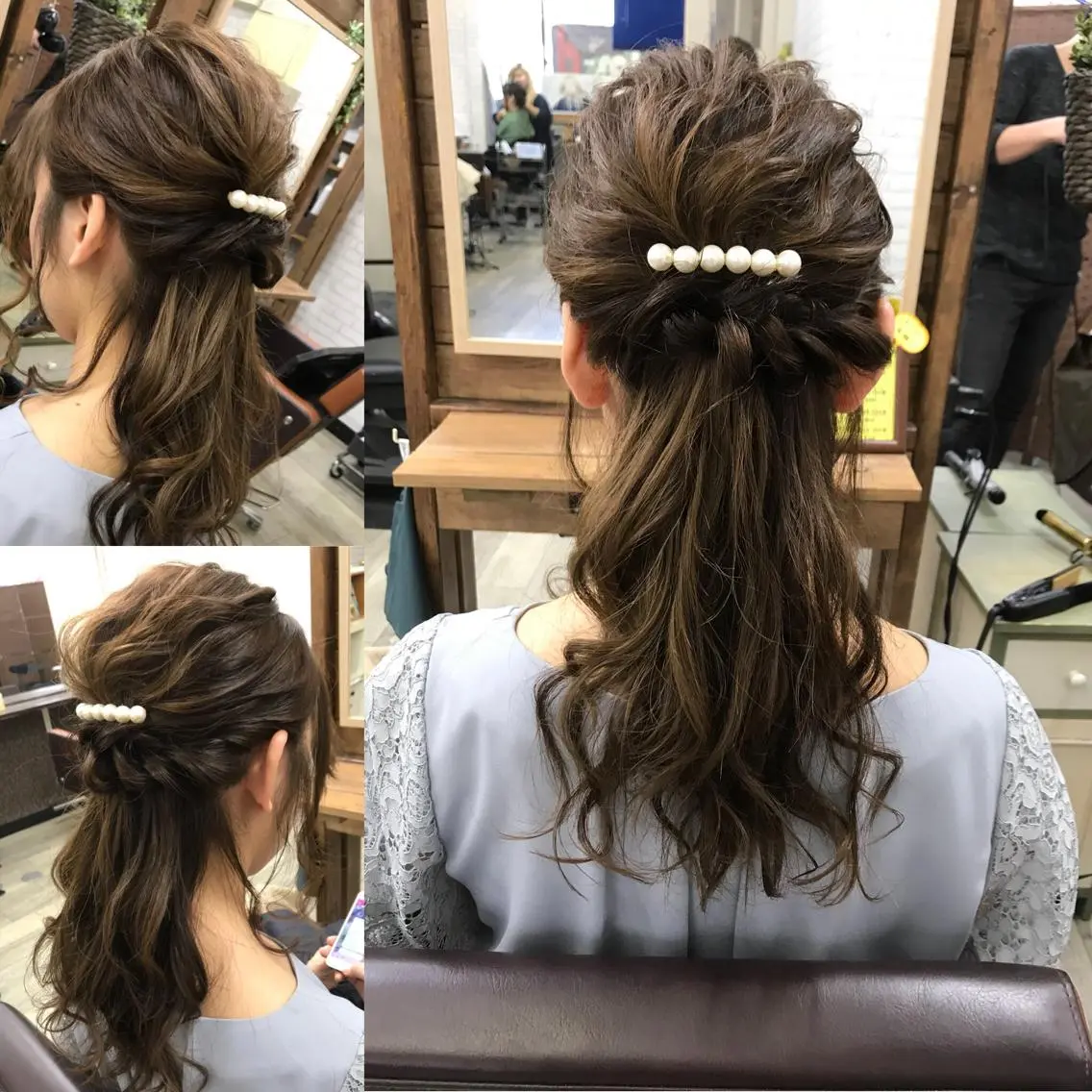 セミロング ヘアアレンジ 大賀 海夕の眉毛・アイブロウイメージ