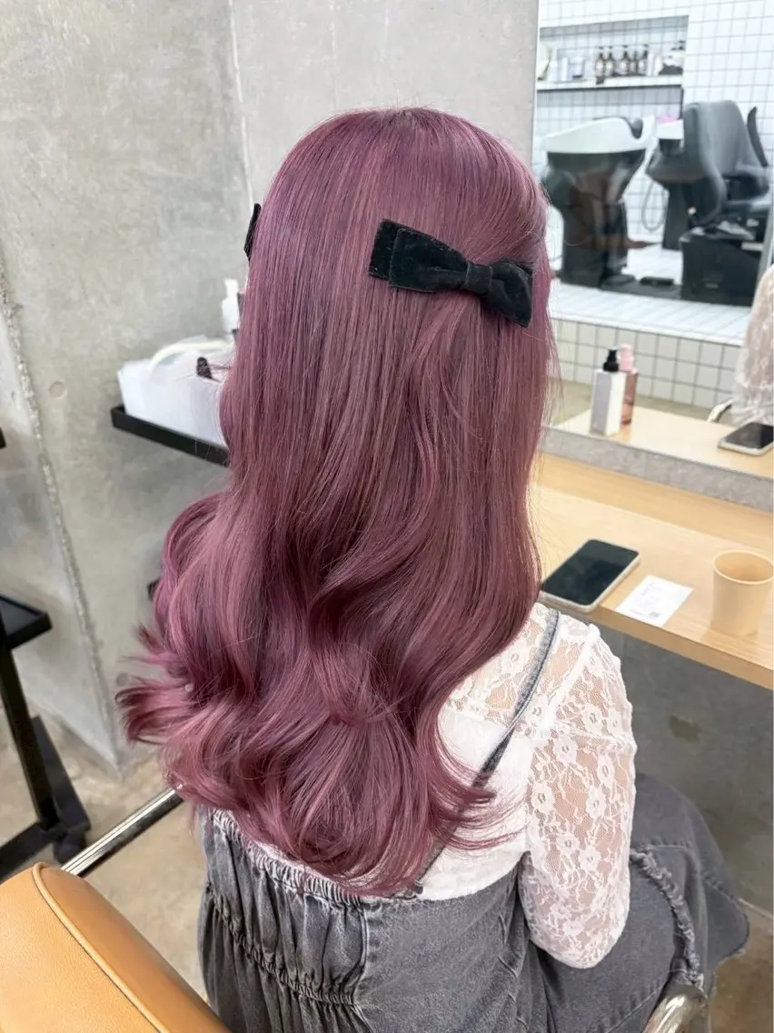 ロング 🇨🇳ハイトーン ワンホン🇰🇷ななのヘアスタイル