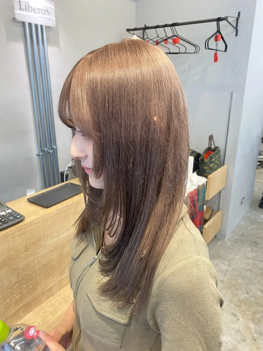 ミディアム カラー 🐾Libero🐾 柏　KONOMIのヘアスタイル