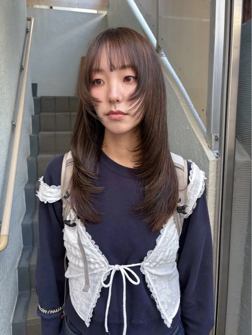 ロング カラー sakυra 桜🌸 カラーモデル／名駅のヘアスタイル