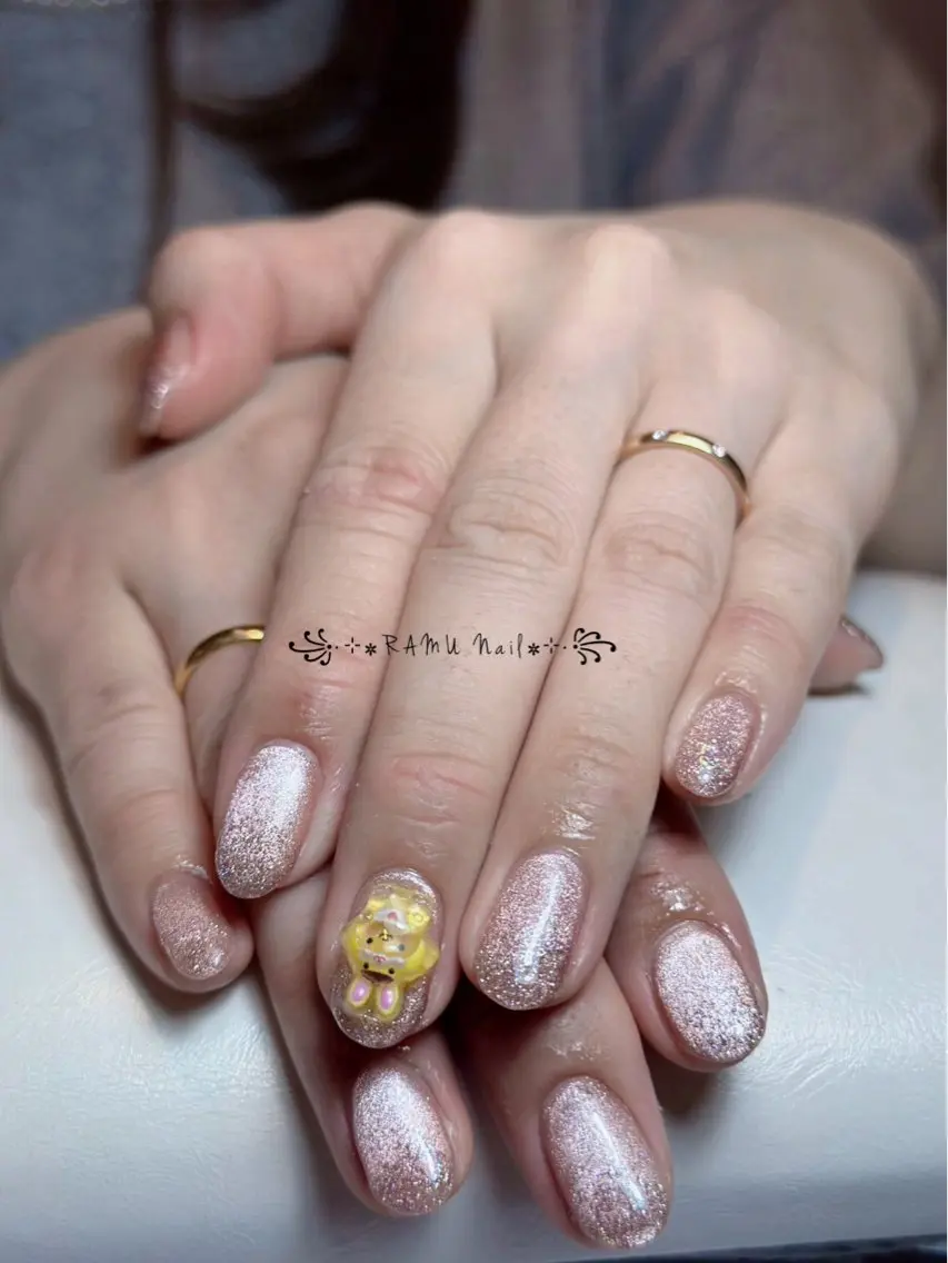 ネイル フレンチネイル 韓国ネイル シンプルネイル 冬ネイル ハンドネイル RAMU Nail 恵比寿店のネイルデザイン