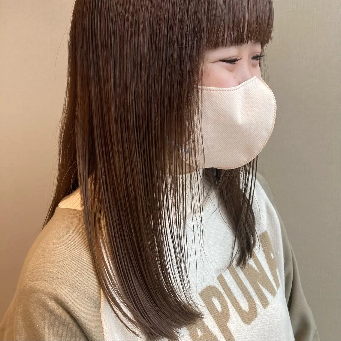 セミロング カットモデル┋鶴見┋ 横堤┋陽菜実👼🏻のヘアスタイル