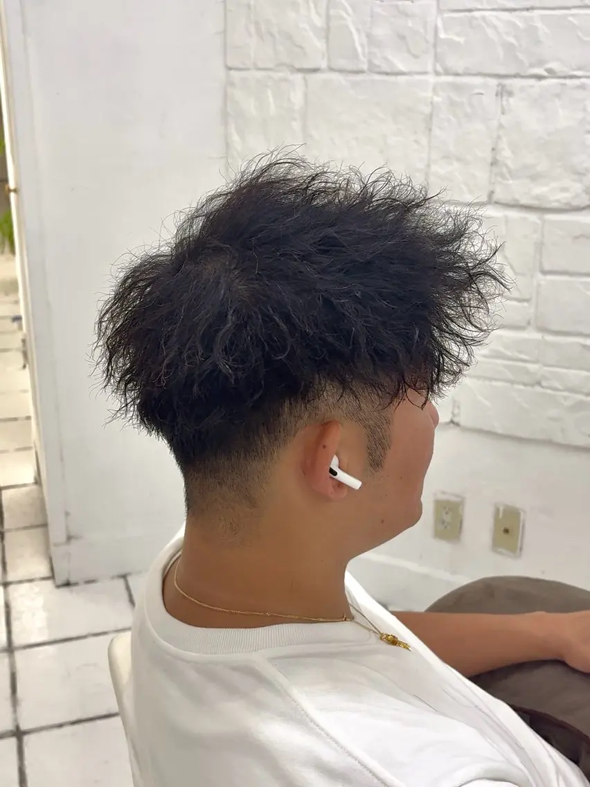パーマ メンズ メンズパーマ ツイストスパイラルパーマ スパイラルパーマ カット パーマ 阿部 渓太のヘアスタイル
