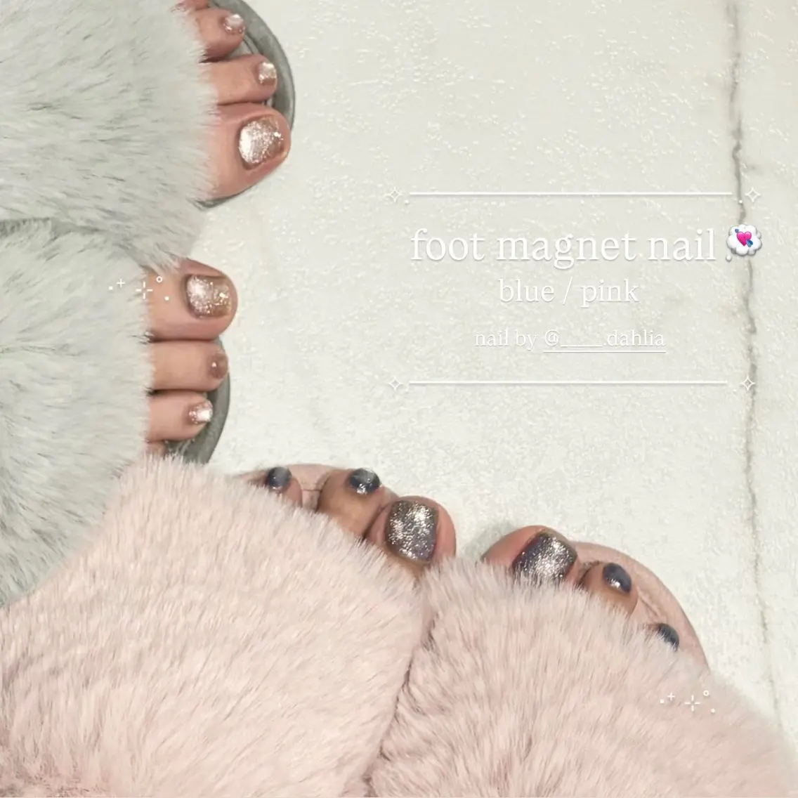 ネイル フットネイル Dahlia ┊︎ririkaのネイルデザイン