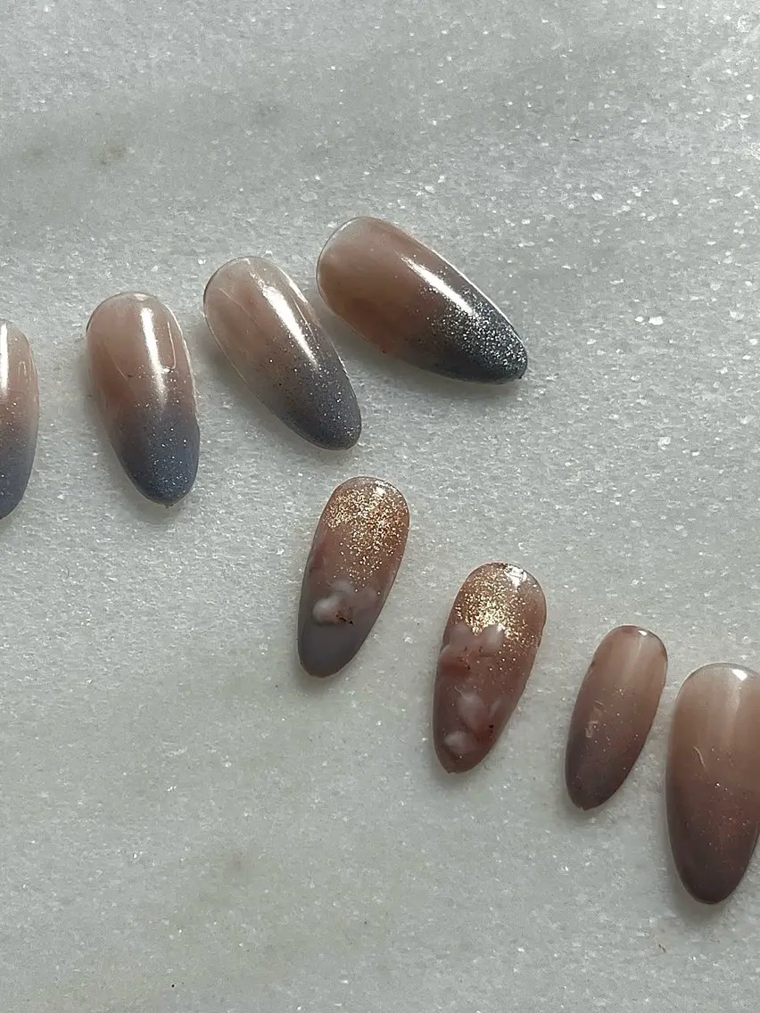 ネイル フラワーネイル グラデーション 春ネイル 〜Pearl me〜 Michiのネイルデザイン