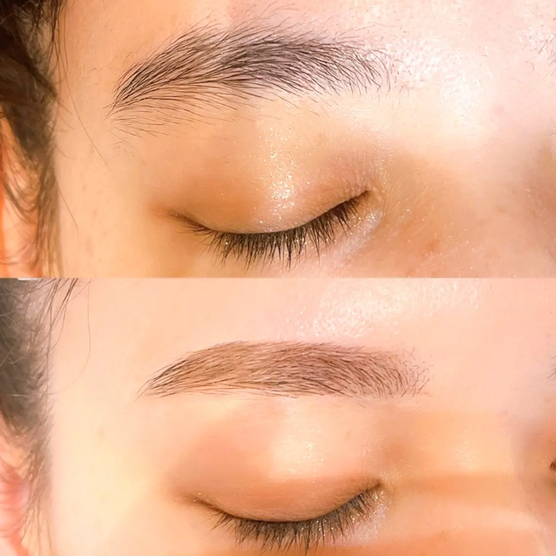 リピーター様✨２回目​〜​🌿アイブロウスタイリング(Wax +眉カット+間引きカット)🌿⚠️所要時間90分頂いておりますの写真