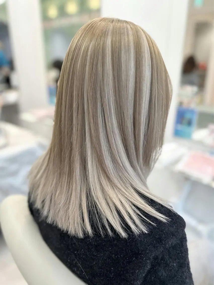 カラー ʜᴀʀᴜɴᴇ💖／ 艶髪、ツヤカラーのヘアスタイル