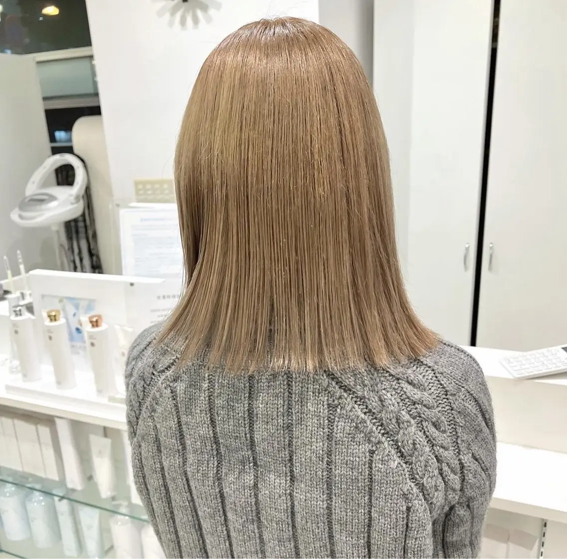 ミディアム カラー ヘアカラー ParveMix / 山本 玲南🫧🪽のヘアスタイル
