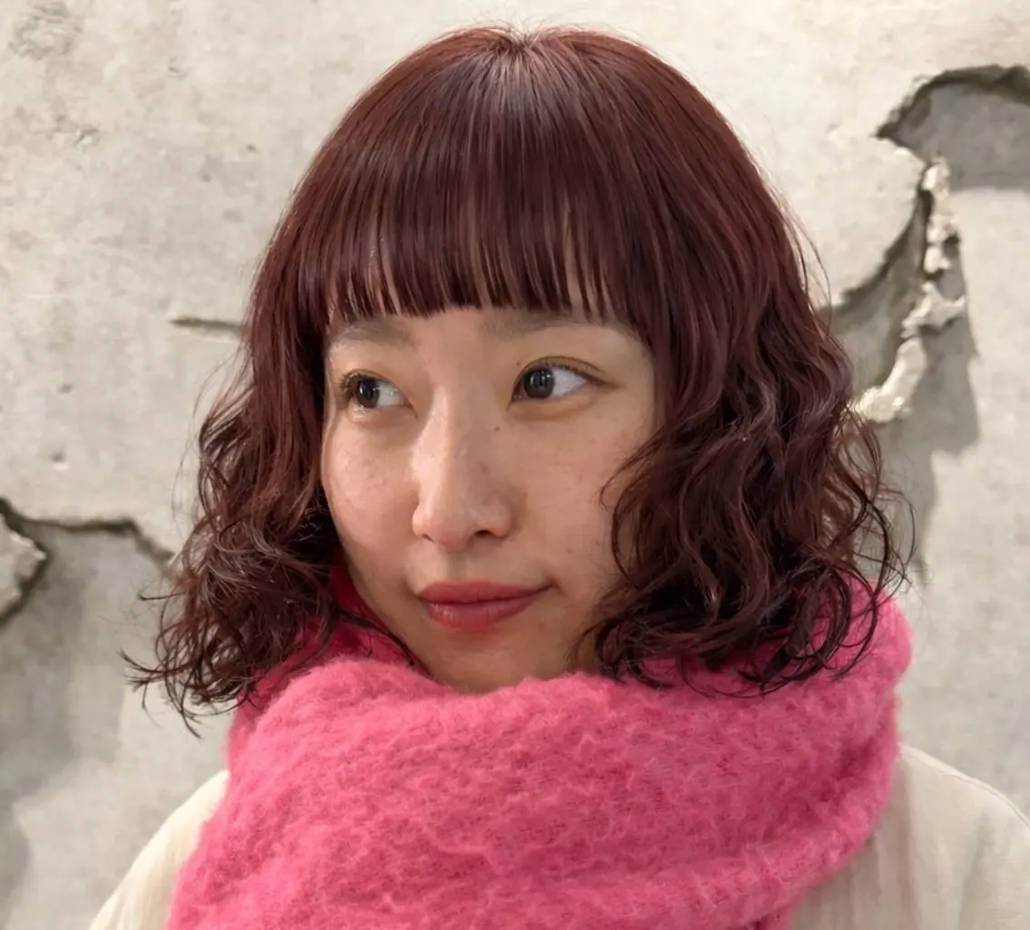 ミディアム カラー ヘアカラー 🐢ダブルカラー🐢 透明感/このかのヘアスタイル