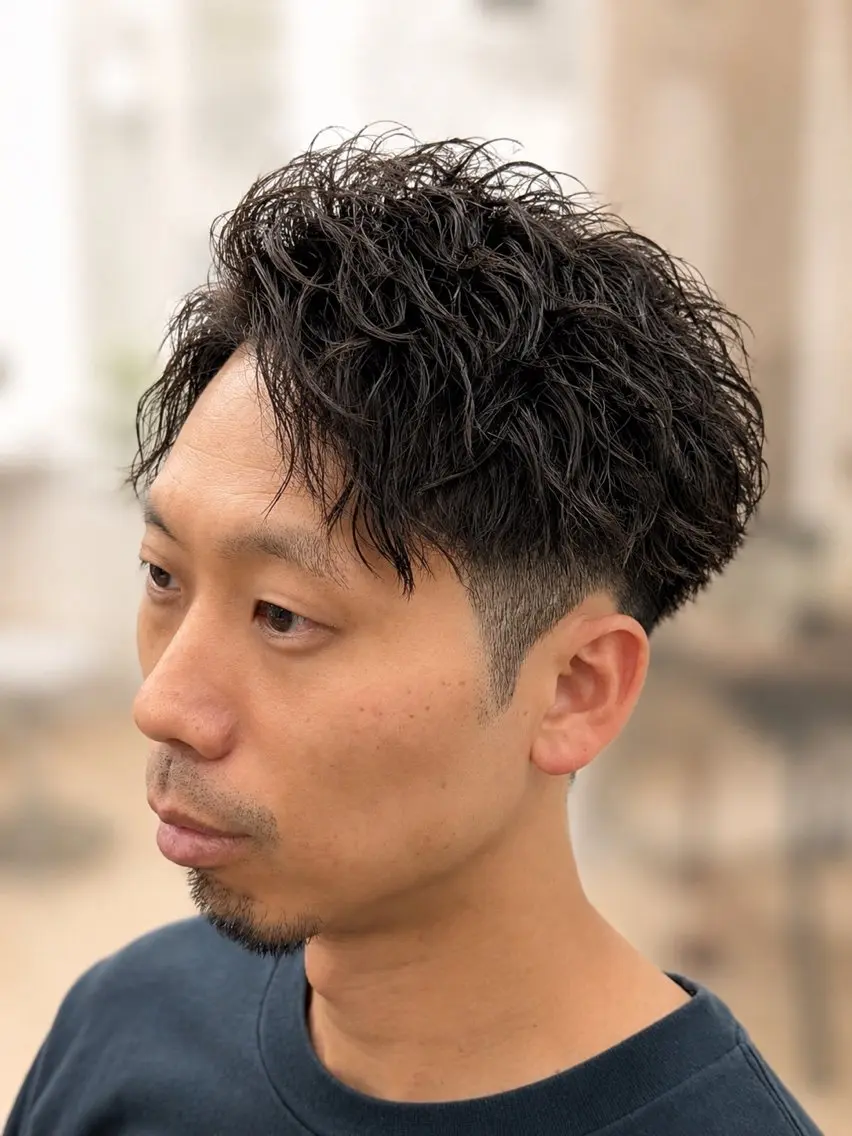 ショート メンズ カット パーマ 🔥メンズ特化🔥 \健介/のヘアスタイル